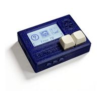 CW Trainer Morse Code Trainer with Display & Keys, Moore Simo Wales Code Shortwave Radio Telegraph Key Learning CW Radio for Telegraph Practice with Charging Cable (Blue)