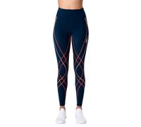 CW-X Women's Endurance Generator 2.0 Compression Tights, 134809, Navy Blue/Blush Coral, M