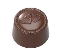 CW12138 - Chocolate World - Praline Hearts Engagement Polycarbonate Mould