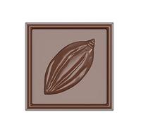 CW1540 - Chocolate World - Caraque Cocoa Bean Polycarbonate Mould