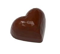 CW1913 Chocolate World Professional Polycarbonate Heart Facet Mould - Designer Belgium Chocolatier