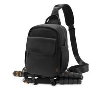 Cwatcun Camera Bag, Waterproof Small Camera Bags, SLR Bag, PU Camera Bag, Unisex for SLR Cameras, black, 2.0 S, camera bags