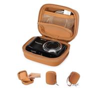 Cwatcun Camera Carrying Case for Digital Camera, Small Camera Pouch for AbergBest 2.7" LCD Kodak Pixpro/Canon PowerShot ELPH 180/190 / DSCW830 Travel Cameras, Waterproof Shockproof Case-Green