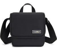 Cwatcun Camera Case for Polaroid Cameras - Compatible with OneStep+, Onestep 2 Now I-Type & 600 Film Cameras - Black
