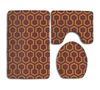 cwb2jcwb2jcwb2j SLobyy The Shining Overlook Hotel Non-Slip 3 PCS Bathroom Rug Mats Set, Shower Mat And Soft Toilet Cover Mat, Anti Slippery Rug For Family Men Women Kids, Bathroom Accessories