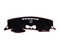 CWBFC Car Dashboard Cover Dash Mat for Smart 451 453 Forfour 2014-2019,Anti-slip Sun Visor Pads for Center Console and Dashboard Interior Protection Accessories,LHD