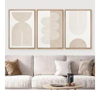 CWBLYZ Pictures,Abstract Geometric Line Spiral Wave Mid Century Posters Canvas Painting Bohemia Wall Art Print Pictures Living Room Office Home Decor-60 * 75cm-3Pcs (No Frame)