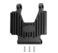 CWBSEB 7075 Aluminum Front Headstock Mount for 1/4 Scale RC Motorcycle | CNC Metal Steering Seat Support Plate Heat Sink Upgrade Part Replaces LOS261010(Black)