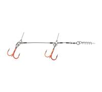 CWC Stainless Steel 7-strand UV Orange Tandem Stingers - 2/0