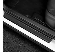 CWCHUHAI 4 Pcs Car Door Sill Protector for Ford Ranger III 2019-2022 Accessories, Carbon Fibre Car Sill Protectors Strips - Reducing Scuff