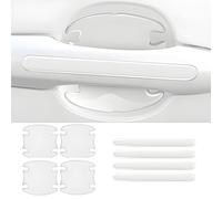 CWCHUHAI 8 Pcs Car Door Handle Protectors for Citroen C3 2025, Door Handle Protectors - Door Handle Protective Film Set - Anti Scratch Door Protector Stickers