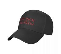 CWCMZDH Baseball Cap Sun Hat Get Rich Or Die Tryin Fifty Baseball Cap Hat Luxury Christmas Hat Snap Back Hat Golf Man for Girls Men