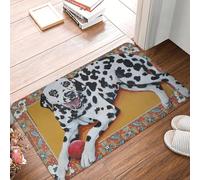 CWCMZDH Helen Dalmatian Anti-slip Doormat Floor Mat Washable Carpet Rug for Kitchen Entrance Home Bedroom Footpad Mats