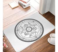 CWCMZDH Human Transmutation Circle Fullmetal Alchemist Non-slip Doormat Floor Mat Rug for Kitchen Entrance Home Bedroom Footpad Mats