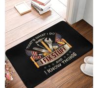 CWCMZDH I Fix Stuff Doormat Mat Anti-Slip Mechanic Engineer Gift Kitchen Bath Toilet Rug Carpet