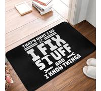 CWCMZDH I Fix Stuff Front Floor Door Entrance Mats Outdoor Mechanic Engineer Gift Kitchen Bathroom Doormat Bedroom Carpet Rug