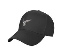 CWCMZDH Men's Baseball Caps Bird Flying Peregrine Falcon Baseball Cap New in The Hat Golf Cap Hat Female Men Black