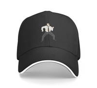 CWCMZDH Men's Baseball Caps David Brent Dance Baseball Cap Beach Icon Sun hat Ladies Men Adult Sports Baseball Cap Woman Man Sun Hat Girl Boy Dad Cap Black