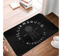 CWCMZDH Williamsburg Brooklyn Ny Anti-slip Doormat Floor Mat Absorbent Mat Carpet Rug for Kitchen Entrance Home Bathroom Footpad Mats