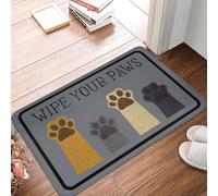 CWCMZDH Wipe Your Paws Doormat Mat Anti-Slip Kitchen Bath Bedroom Rug Carpet