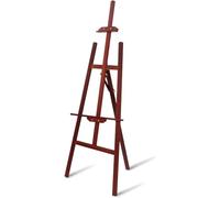CWCQGH Adjustable A-Frame Wooden Art Easel Portable Folding Drawing Board Holder for Painting Sketching & Display - Lightweight 150cm Presentation Easel for Artists (A 150CM)