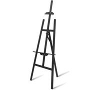 CWCQGH Adjustable A-Frame Wooden Art Easel Portable Folding Drawing Board Holder for Painting Sketching & Display - Lightweight 150cm Presentation Easel for Artists (B 150CM)