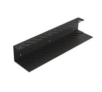 CWCQGH Adjustable Floor Tile Display Stand, Wall-Mounted Sample Rack for Home Renovation, Space-Saving Organizer for Showroom,Black-31.5x7.87x5.9in