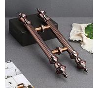 CWCQGH Door Handle Sliding Barn Door Handle Push-Pull Door Handle, Barn Door Entry Pull for Wood, Steel, Aluminum, Glass Doors, Heavy Duty Stainless Steel Modern Commercial Door,Rose Gold-80cm - 40cm