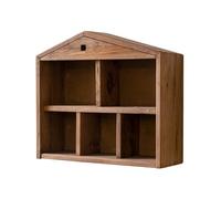 CWCQGH Floating Shelves Solid Wood Wall Cabinet Storage Shelf, Wall Closet Lattice Storage Shelf, Kitchen Study Corner Wall Hanging Storage Shelf Wall Shelf (C)