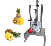 CWCQGH Manual Pineapple Cutter Slicer, Commercial Pineapple Corer Machine, Output: 60pieces/Hour, 10s to Remove Pineapple Skin, for Supermarkets, Fruit Shops and Burger Shops