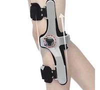 CWCQGH Osteoarthritis Knee Brace Medial Unloader Knee Brace for Knee Hyperextension, Meniscus Tear, Arthritis Pain, Orthopedic Rehab, Joint Degeneration,Grey-M Left