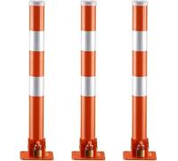 CWCQGH Parking Bollard - Folding Post with High Visibility, Rustproof and Waterproof Design for Enhanced Security and Safety (3pack)