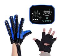 CWCQGH Rehabilitation Robot Gloves Stroke Hand Splint Finger Orthosis Functional Stroke Hemiplegia Rehabilitation Training Equipment for Long-Term Relief,Left Hand-XL code