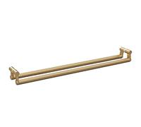 CWCQGH Sliding Barn Door Shower Door Gold Entry Push Pull Door Handle, Modern Metal Barn Sliding Door Handle for Office/Hotel/Studio/Shop Gate, 40/60/80/100/120 cm Lenght,Hole Distance 40cm
