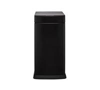 CWCQGH Smart Sensor Trash Can 8L, Stainless Steel Narrow Design for Kitchen & Bathroom, Ideal for Small Spaces, Waste Bin for Office & Study, Sl unctional (Noir Taille unique)