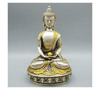 CWCQGH Statue Statue China Buddhism Tibet Shakyamuni Bronze Buddha Buddha Statue Amitabha Decoration Statue Lotus Guanyin Bodhisattva Tathagata Decor Ornaments