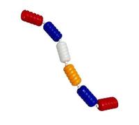 CWCQGH Swimming Pool Lane Divider Rope Kit, 3m with 5 Floats, High-Visibility Buoys for Shallow & Deep Ends, Pool Safety Barrier with Nylon/Wire Rope