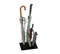 CWCQGH Umbrella Stands Metal Umbrella Stand Home Hotel Lobby Commercial Umbrella Barrel Floor Stand Umbrella Shelf Home Simple Bucket Storage Porch (Noir)