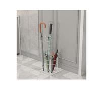 CWCQGH Umbrella Stands Metal Umbrella Stand Home Hotel Lobby Commercial Umbrella Barrel Floor Stand Umbrella Shelf Home Simple Bucket Storage Porch (Blanc)