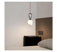 CWCQGH Wall Sconces, Solid Brass Copper Gold Black Flower Glass Bedside Modern Simple Designer Fancy Luxury Creative LED Wall Lamp,Black-Pendant