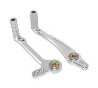 CWDQYNLG Motorcycle Pedal Motorcycle Adjustable Dual Bearings Shifter Shift Lever Pedal with Toe Pegs Kit for Rearsets Rear Set