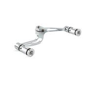 CWDQYNLG Motorcycle Pedal Motorcycle Mid-Controls Heel Toe Shifter Shift Lever with Pegs for for Sportster Roadster Nightster