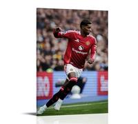 CWDRHD Marcus Rashford Modern Ultra Clear Wall Decor Prints Decorative Posters Exquisite Art Decoration Suitable for Office Living Room And RoomFrame-style24x36inch(60x90cm)