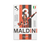 CWDRHD Paolo Maldini Modern Ultra Clear Wall Decor Prints Decorative Posters Exquisite Art Decoration Suitable for Office Living Room And RoomUnframe-style16x24inch(40x60cm)