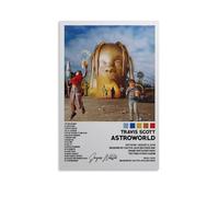 CWDRHD Travis Scott Astroworld Modern Ultra Clear Wall Decor Prints Decorative Posters Exquisite Art Decoration Suitable for Office Living Room And RoomUnframe-style20x30inch(50x75cm)