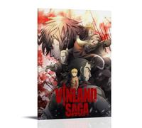 CWDRHD Vinland Saga Modern Ultra Clear Wall Decor Prints Decorative Posters Exquisite Art Decoration Suitable for Office Living Room And RoomFrame-style08x12inch(20x30cm)