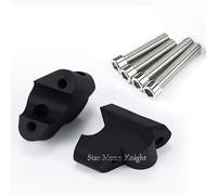 CWEIW Motorbike Handlebar Riser Clamp for Du&Cati Multistrada V4 S Rally Pikes Peak 2021- Motorcycle Handlebar Riser Drag Handle Bar Clamp Extend Adapter, Black