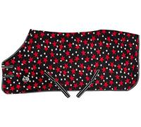 Cwell Equine HORSE COB PONY COOLER STABLE SHOW WINTER NO NECK TRAVEL FLEECE RUG Star Design (6' 9")