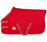 Cwell Equine NEW HORSE COB PONY SHETLAND MINI RED SHOW TRAVEL FLEECE RUG 3'6"-6'9" stable cooler choice of Sizes (3'6")