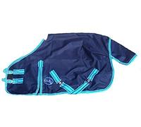 Cwell Equine New Mini Lightweight Turnout Shetland Rug Pony Rug Foal Rug No Fill Choice of Sizes & Colors (3 feet 3 inches, Navy)